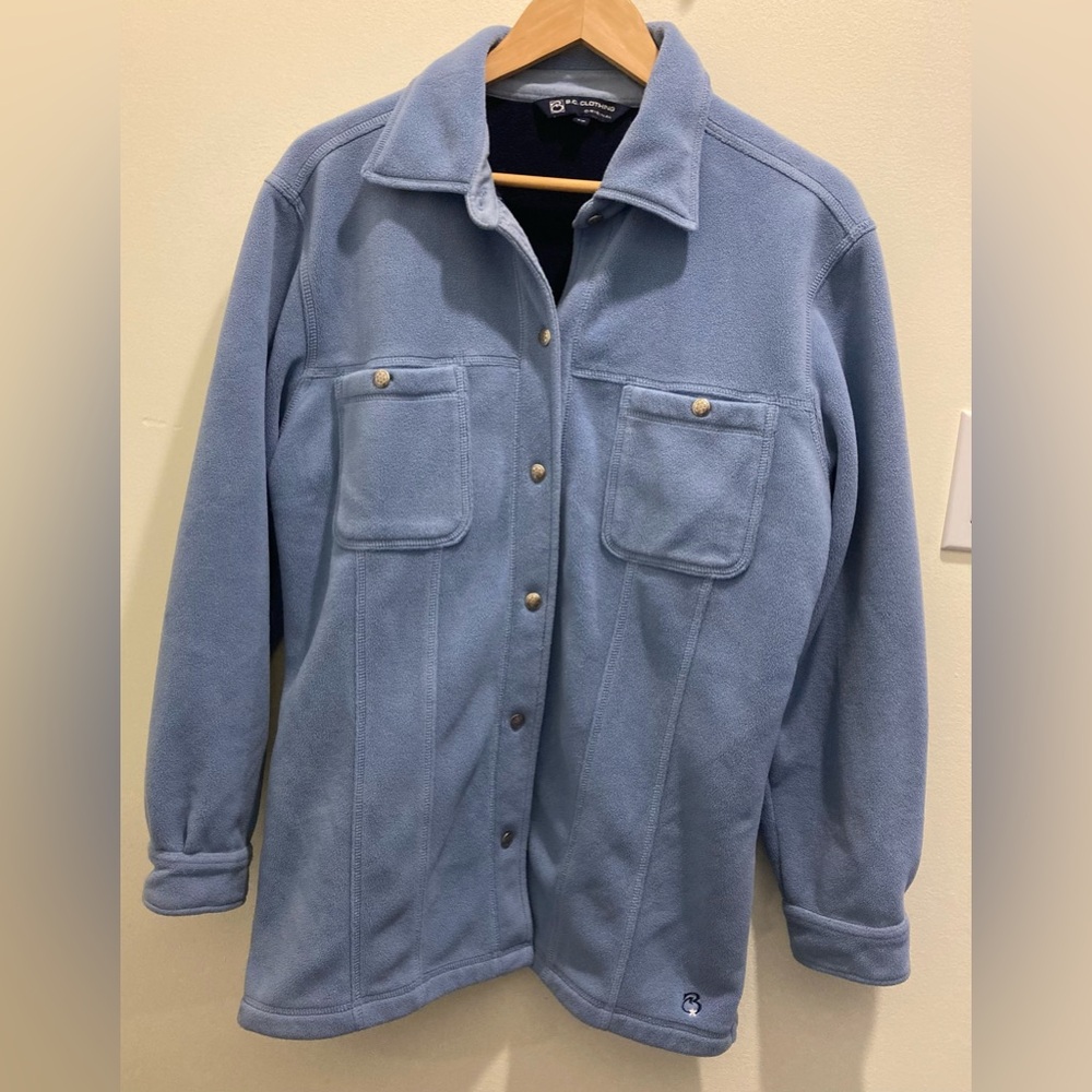 B.C. Clothing Original Women's Blue Fleece Jacket